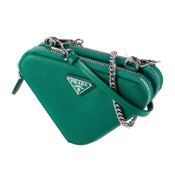 Prada triangle mini bag double sided - Picture 2 of 5